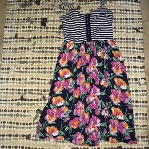 cute floral and stripped dress